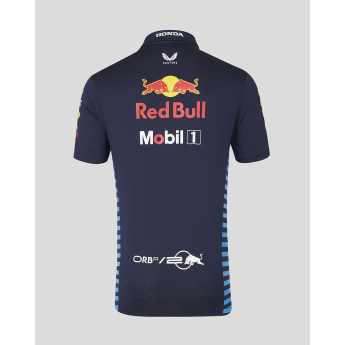 Red Bull Racing мъжка поло тениска official navy F1 Team 2024