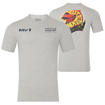 Red Bull Racing мъжка тениска Max Verstappen Helmet grey F1 Team 2024
