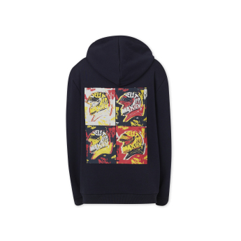Red Bull Racing детски суитшърт с качулка Max Verstappen Popart navy F1 Team 2024