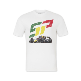 Red Bull Racing мъжка тениска Sergio Perez white F1 Team 2024
