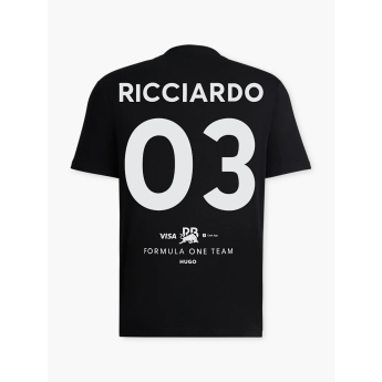 Visa Cash App RB мъжка тениска Daniel Ricciardo black F1 Team 2024