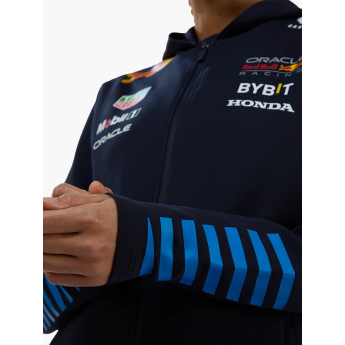 Red Bull Racing дамски суитшърт с качулка official zip navy F1 Team 2024