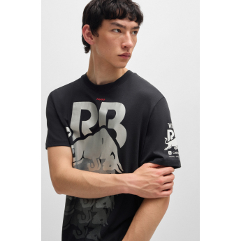 Visa Cash App RB мъжка тениска Hugo Bulls black F1 Team 2024