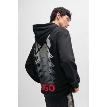 Visa Cash App RB мъжки суитшърт с качулка Hugo Bulls black F1 Team 2024