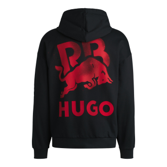 Visa Cash App RB мъжки суитшърт с качулка Hugo oversize small logo black F1 Team 2024