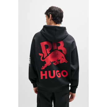 Visa Cash App RB мъжки суитшърт с качулка Hugo oversize small logo black F1 Team 2024