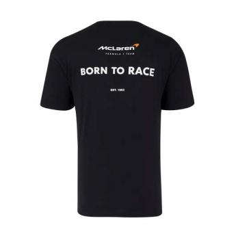 McLaren Honda мъжка тениска Born ro Race black F1 Team 2024