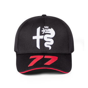 Alfa Romeo Racing баскетболна шапка с козирка official Valtteri Bottas black F1 Team 2023