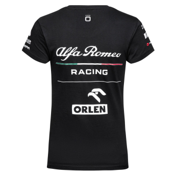 Alfa Romeo Racing дамска тениска official AR black F1 Team 2023