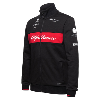 Alfa Romeo Racing мъжки суитшърт official zip black F1 Team 2023