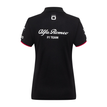 Alfa Romeo Racing дамска поло блуза official black F1 Team 2023