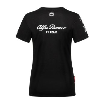 Alfa Romeo Racing дамска тениска official black F1 Team 2023