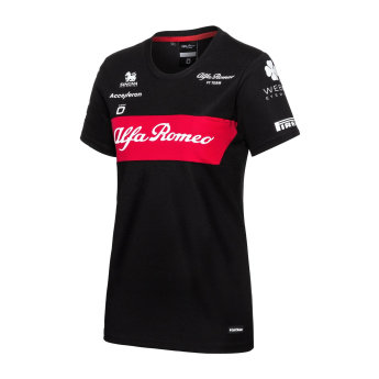 Alfa Romeo Racing дамска тениска official black F1 Team 2023