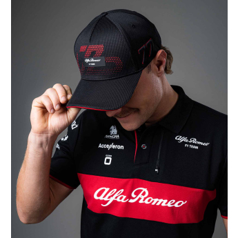 Alfa Romeo Racing баскетболна шапка с козирка Driver official Valtteri Bottas black F1 Team 2023