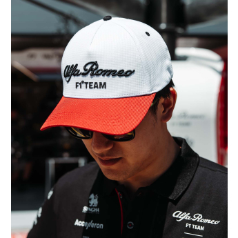 Alfa Romeo Racing баскетболна шапка с козирка Limited Edition white F1 Team 2023