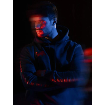 Red Bull Racing мъжки суитшърт с качулка Pit Lane navy