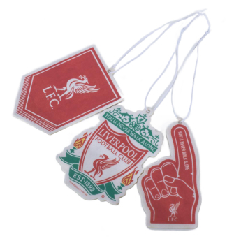 Liverpool FC освежител за въздух Crest 3pk Air Freshener