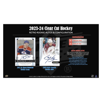 NHL кутии хокей карти NHL 2023-24 Upper Deck Clear Cut Hobby Box
