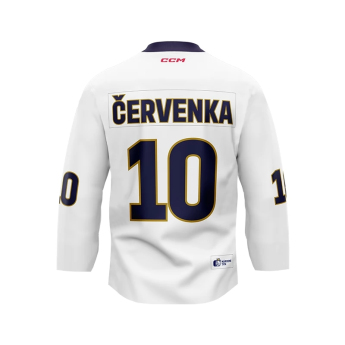 Отбори по хокей хокейна фланелка 2024/2025 Fan replica Czech republic white