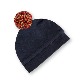 Red Bull Racing детска зимна шапка pompom navy 2-3 years