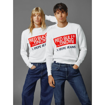 Red Bull Racing мъжки пуловер color block white F1 Team 2023