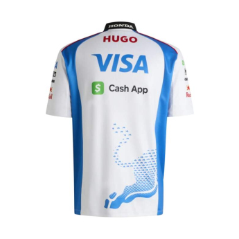 Visa Cash App RB мъжка поло тениска official Teamline Replica F1 Team 2025