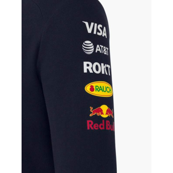 Red Bull Racing мъжки суитшърт с качулка official Teamline Replica zip navy F1 Team 2025