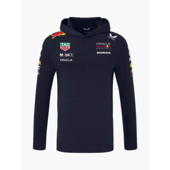 Red Bull Racing мъжки суитшърт с качулка official Teamline Replica navy F1 Team 2025
