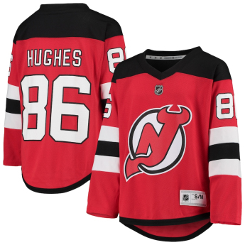 New Jersey Devils детска хокейна фланелка Jack Hughes Premier Home