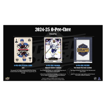 NHL кутии хокей карти NHL 2024-25 Upper Deck O-Pee-Chee Hobby Box
