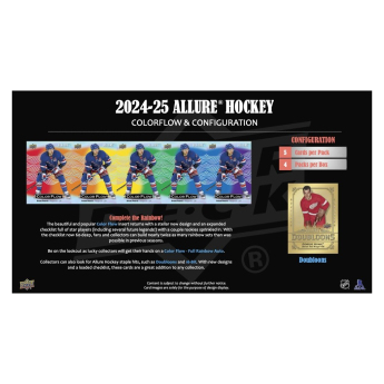 NHL кутии хокей карти NHL 2024-25 Upper Deck Allure Blaster Box