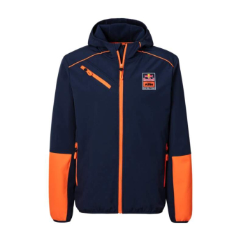Red Bull KTM мъжко яке с качулка Softshell Grid navy