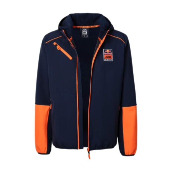 Red Bull KTM мъжко яке с качулка Softshell Grid navy