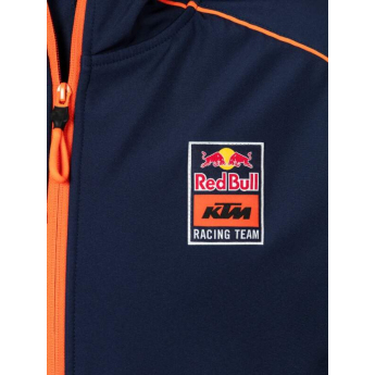 Red Bull KTM мъжко яке с качулка Softshell Grid navy