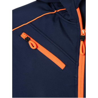Red Bull KTM мъжко яке с качулка Softshell Grid navy
