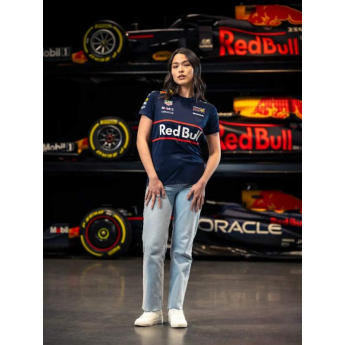 Red Bull Racing дамска тениска official Teamline Replica navy F1 Team 2025