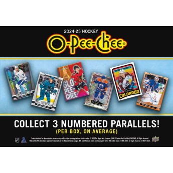 NHL кутии хокей карти NHL 2024-25 Upper Deck O-Pee-Chee Blaster Box