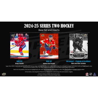 NHL кутии хокей карти NHL 2024-25 Upper Deck Series 2 Hobby Box