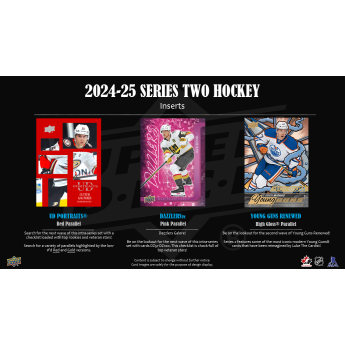 NHL кутии хокей карти NHL 2024-25 Upper Deck Series 2 Hobby Box