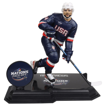 Отбори по хокей фигурка Auston Matthews #34  Face-Off Team USA 7” Figure SportsPicks