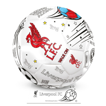 Liverpool FC футболна топка Colour - size 2