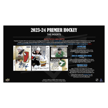 NHL кутии хокей карти NHL 2023-24 Upper Deck Premier Hockey Hobby Box