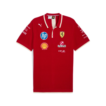 Ferrari мъжка поло тениска China GP official Teamline Replica F1 Team 2025