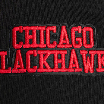 Chicago Blackhawks мъжки суитшърт с качулка Retro Classic Fleece black