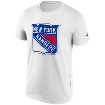 New York Rangers мъжка тениска Primary Logo Graphic T-Shirt white