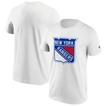 New York Rangers мъжка тениска Primary Logo Graphic T-Shirt white