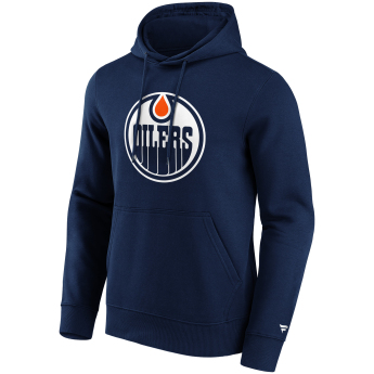 Edmonton Oilers мъжки суитшърт с качулка Primary Logo Graphic Hoodie navy