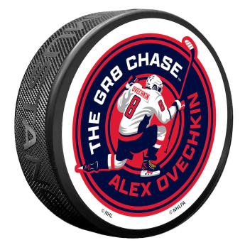 Washington Capitals шайба Alex Ovechkin #8 The GR8 Chase Hockey