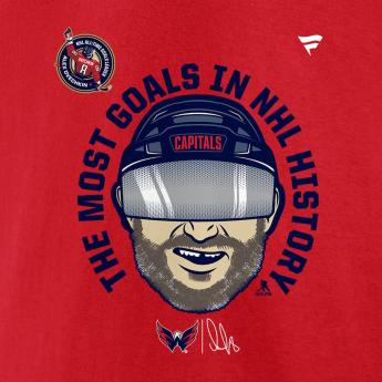 Washington Capitals мъжка тениска Alex Ovechkin #8 Washington Capitals The GR8 Chase Caricature