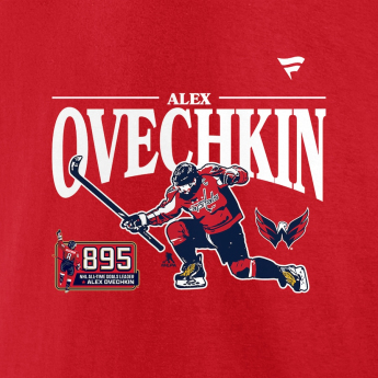 Washington Capitals мъжка тениска Alex Ovechkin #8  The GR8 Chase Celebration red